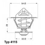 BorgWarner (Wahler) Thermostat, Kühlmittel