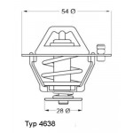 BorgWarner (Wahler) Thermostat, Kühlmittel