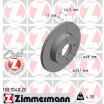 ZIMMERMANN Bremsscheibe