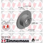 ZIMMERMANN Bremsscheibe