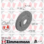 ZIMMERMANN Bremsscheibe