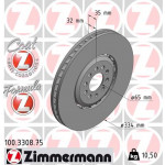 ZIMMERMANN Bremsscheibe