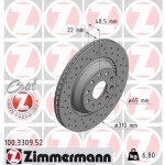 ZIMMERMANN Bremsscheibe