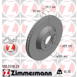 ZIMMERMANN Bremsscheibe