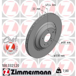 ZIMMERMANN Bremsscheibe