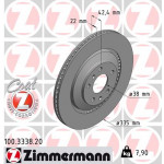 ZIMMERMANN Bremsscheibe