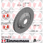 ZIMMERMANN Bremsscheibe