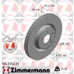 ZIMMERMANN Bremsscheibe