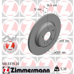 ZIMMERMANN Bremsscheibe