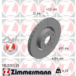 ZIMMERMANN Bremsscheibe