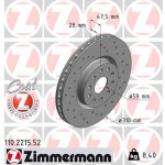 ZIMMERMANN Bremsscheibe