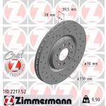 ZIMMERMANN Bremsscheibe