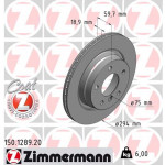 ZIMMERMANN Bremsscheibe