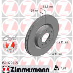 ZIMMERMANN Bremsscheibe