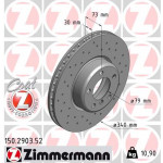 ZIMMERMANN Bremsscheibe