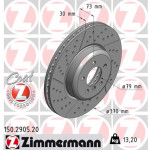 ZIMMERMANN Bremsscheibe