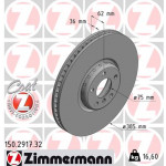 ZIMMERMANN Bremsscheibe