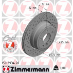 ZIMMERMANN Bremsscheibe