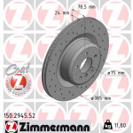 ZIMMERMANN Bremsscheibe