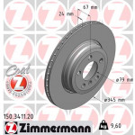ZIMMERMANN Bremsscheibe