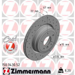 ZIMMERMANN Bremsscheibe