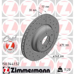 ZIMMERMANN Bremsscheibe