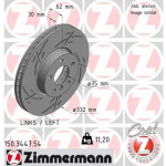 ZIMMERMANN Bremsscheibe