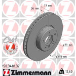 ZIMMERMANN Bremsscheibe