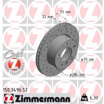 ZIMMERMANN Bremsscheibe