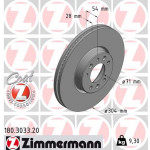 ZIMMERMANN Bremsscheibe