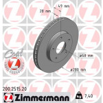 ZIMMERMANN Bremsscheibe