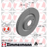 ZIMMERMANN Bremsscheibe