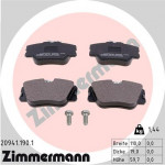 ZIMMERMANN Bremsbelagsatz, Scheibenbremse