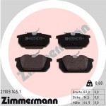ZIMMERMANN Bremsbelagsatz, Scheibenbremse