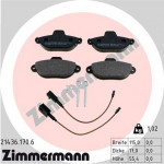 ZIMMERMANN Bremsbelagsatz, Scheibenbremse