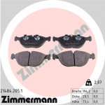 ZIMMERMANN Bremsbelagsatz, Scheibenbremse