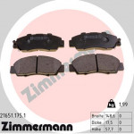 ZIMMERMANN Bremsbelagsatz, Scheibenbremse