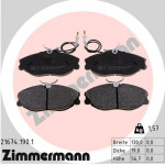 ZIMMERMANN Bremsbelagsatz, Scheibenbremse