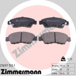 ZIMMERMANN Bremsbelagsatz, Scheibenbremse