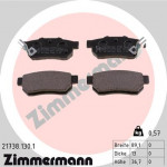 ZIMMERMANN Bremsbelagsatz, Scheibenbremse
