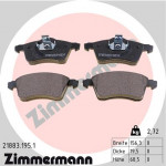 ZIMMERMANN Bremsbelagsatz, Scheibenbremse