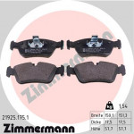 ZIMMERMANN Bremsbelagsatz, Scheibenbremse