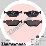 ZIMMERMANN Bremsbelagsatz, Scheibenbremse