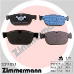 ZIMMERMANN Bremsbelagsatz, Scheibenbremse