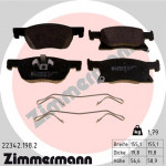 ZIMMERMANN Bremsbelagsatz, Scheibenbremse