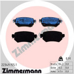 ZIMMERMANN Bremsbelagsatz, Scheibenbremse