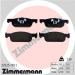 ZIMMERMANN Bremsbelagsatz, Scheibenbremse