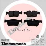 ZIMMERMANN Bremsbelagsatz, Scheibenbremse