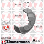 ZIMMERMANN Bremstrommel