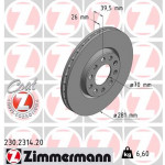ZIMMERMANN Bremsscheibe